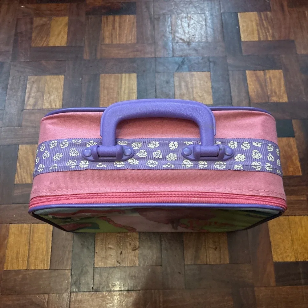 Vintage Mattel Barbie Large‎ Suitcase Luggage 12x9x5 1991